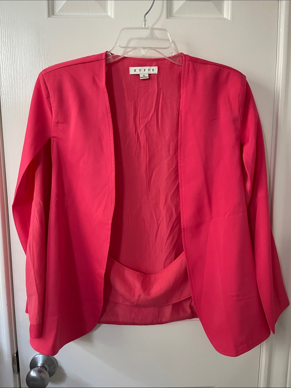 Open-Front Pink Cape